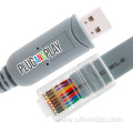 Plug/Play FTDI-FT232RL USB to RJ45 Console Cable Router